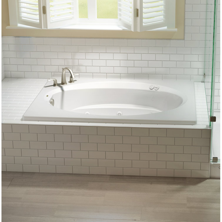 JACUZZI® Signature® 72" x 42" Drop In Whirlpool Bathtub Wayfair Canada